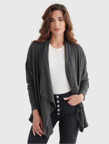 CLOUD JERSEY DRAPED CARDIGAN | Lucky Brand