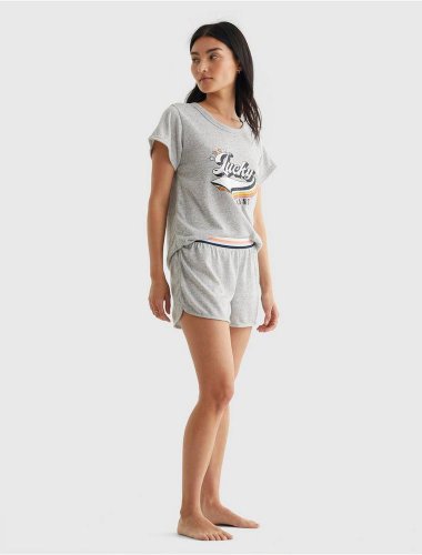 LUCKY HACCI TEE AND SHORT SLEEPWEAR SET | Lucky Brand