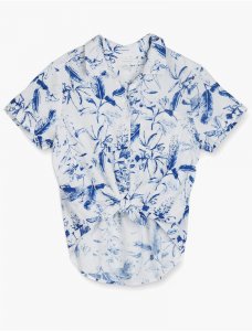 TIE FRONT SHORT SLEEVE SHIRT | Lucky Brand