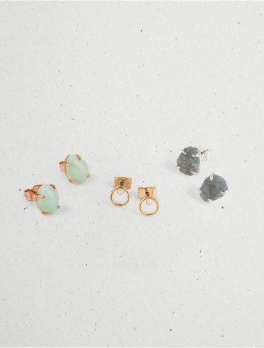 SET STONE EARRING STUD SET | Lucky Brand