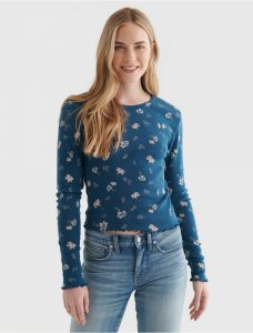 POINTELLE LONG SLEEVE CREW | Lucky Brand