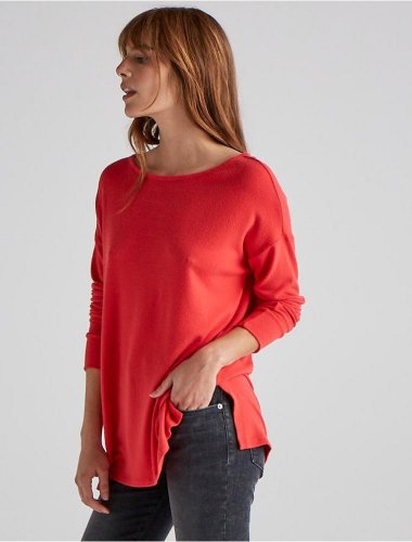 CLOUD JERSEY PULLOVER TUNIC SWEATSHIRT | Lucky Brand