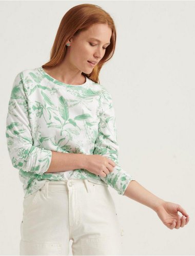 BOTANICAL CREW NECK SWEATSHIRT | Lucky Brand