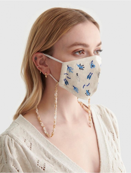 ACETATE CHUNKY MASK CHAIN | Lucky Brand - Click Image to Close