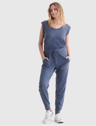 SLEEVELESS UTILITY-POCKET JUMPSUIT | Lucky Brand