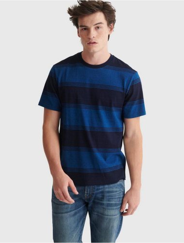 INDIGO STRIPE CREW | Lucky Brand