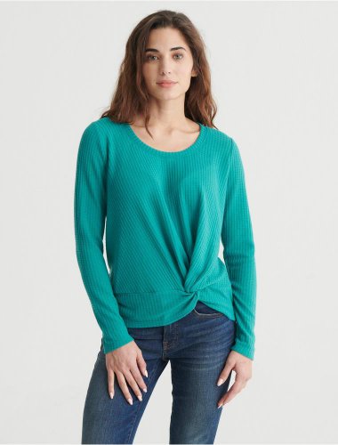 TWIST FRONT THERMAL TOP | Lucky Brand