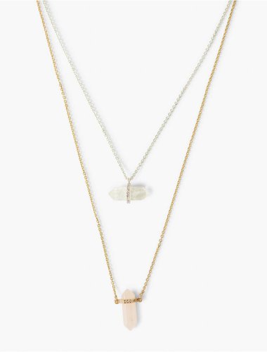 CRYSTAL LAYER NECKLACE | Lucky Brand