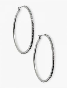 BASIC PAVE HOOP EARRING | Lucky Brand