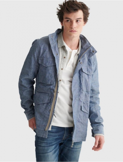 CHAMBRAY M65 JACKET | Lucky Brand - Click Image to Close