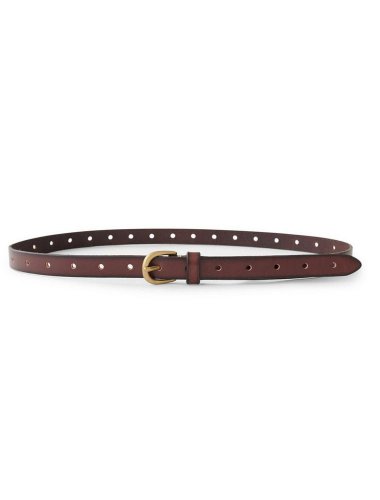 BASIC LEATHER PUNCH HOLE BELT | Lucky Brand