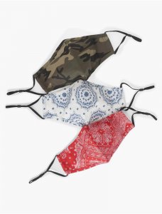 BANDANA AND CAMO MULTI FACE MASK PACK | Lucky Brand