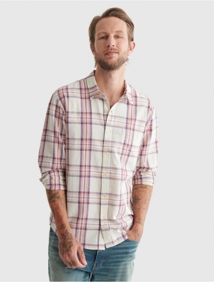 SAN GABRIEL 1 POCKET PLAID SHIRT | Lucky Brand - Click Image to Close