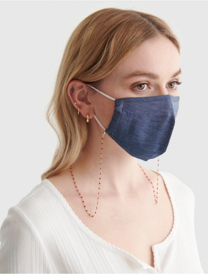 BEADED MASK CHAIN | Lucky Brand - Click Image to Close