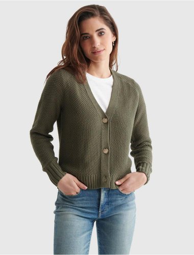 TEXTURED CARDIGAN | Lucky Brand