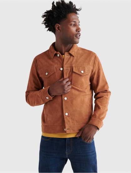 SUEDE TRUCKER JACKET | Lucky Brand - Click Image to Close