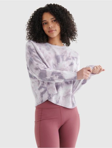 TIE DYE OPEN BACK SWEATER | Lucky Brand