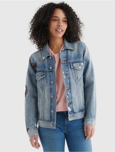 BUTTERFLY TRUCKER WITH EMBROIDERY | Lucky Brand