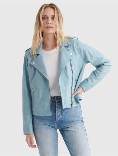 Classic Leather Moto Jacket | Lucky Brand