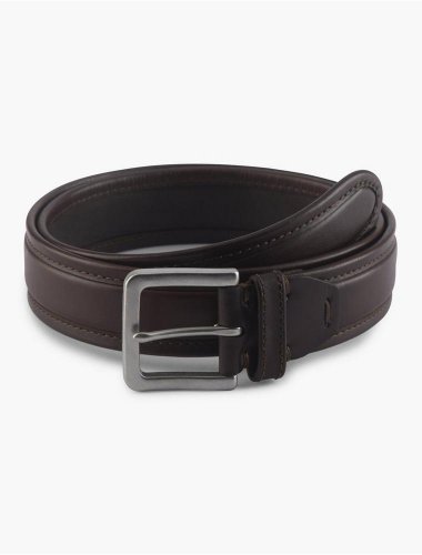 BROWN RAISED CENTER BELT | Lucky Brand