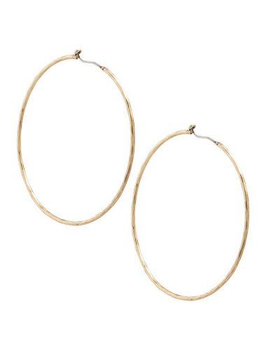 BIG HAMMERED HOOP EARRINGS | Lucky Brand