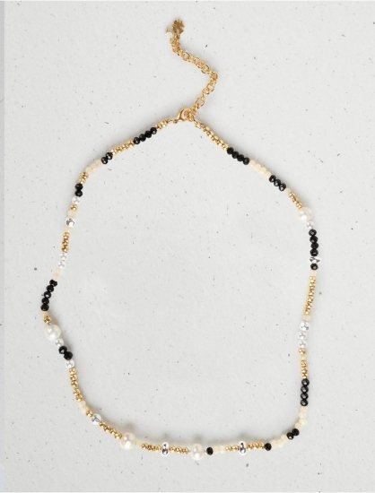 PEARL AND MULTI BEADED COLLAR NECKLACE | Lucky Brand - Click Image to Close