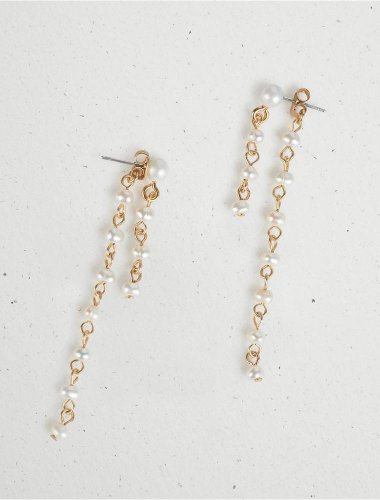 LINEAR PEARL DROP EARRING | Lucky Brand