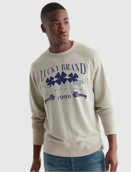 BURNOUT LUCKY BRAND CREW | Lucky Brand - Click Image to Close