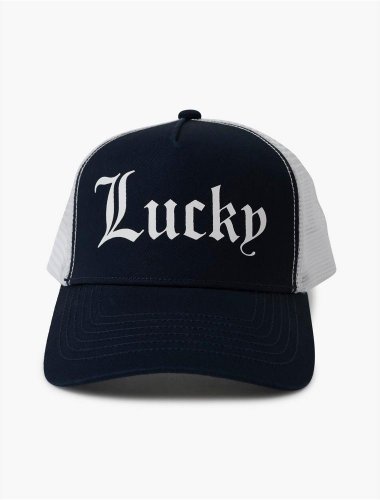 LUCKY BRANDED TRUCKER HAT | Lucky Brand