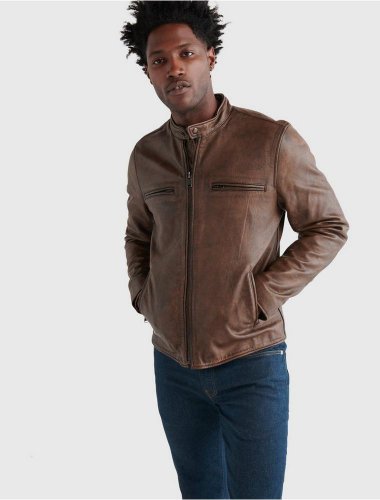 VINTAGE LEATHER JACKET | Lucky Brand