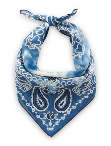 BLUE TIE DYE EMBROIDERY BANDANA | Lucky Brand