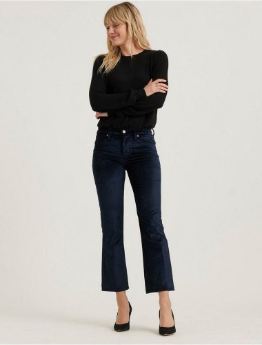 MID RISE AVA CROP MINI BOOT VELVET JEAN | Lucky Brand