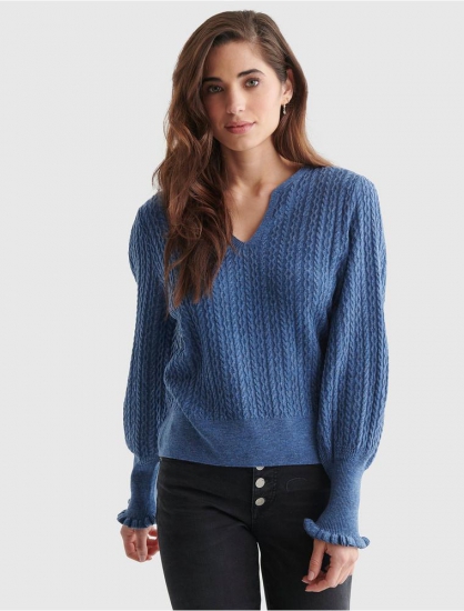 RELAXED PEASANT SWEATER | Lucky Brand - Click Image to Close