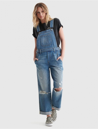 DENIM BOYFRIEND OVERALL | Lucky Brand - Click Image to Close