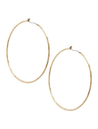 BIG HAMMERED HOOP EARRINGS | Lucky Brand