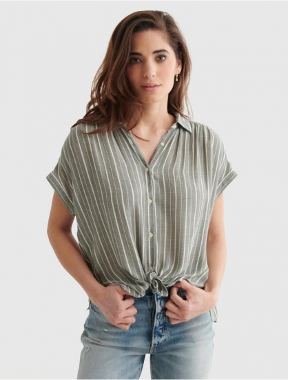 STRIPED SKYLAR SHIRT | Lucky Brand - Click Image to Close