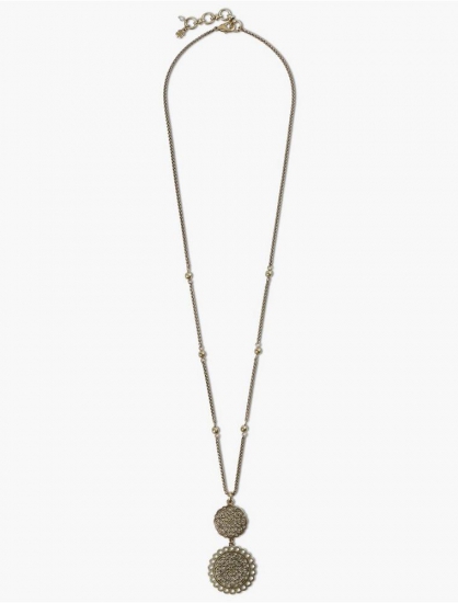 OPENWORK DOUBLE PENDANT NECKLACE | Lucky Brand - Click Image to Close