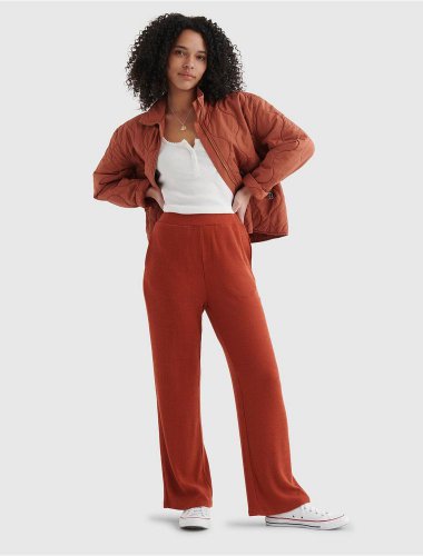 CLOUD JERSEY WIDE-LEG CROPPED PANT | Lucky Brand