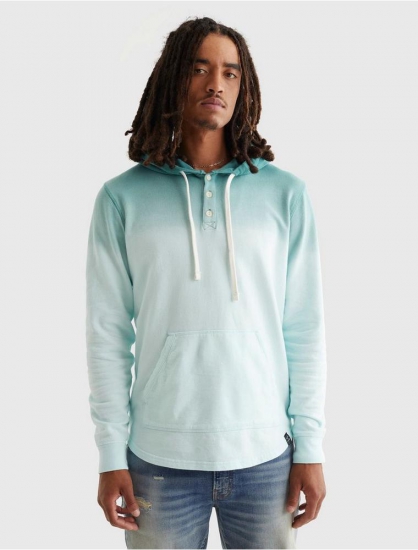 DIP DYE TERRY HOOD | Lucky Brand - Click Image to Close