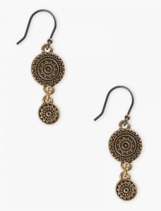 ETCHED DROP EARRINGS | Lucky Brand