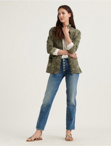 CAMO PRINTED UTILITY JACKET | Lucky Brand