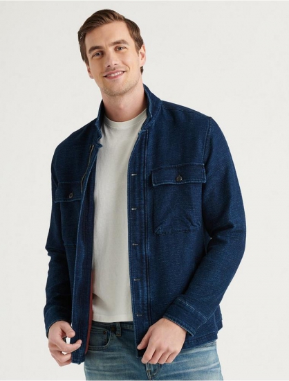 INDIGO ZIP JACKET | Lucky Brand - Click Image to Close