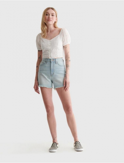 HIGH RISE CUT OFF JEAN SHORT | Lucky Brand - Click Image to Close