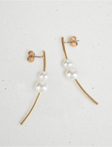 MODERN PEARL WIRE EARRINGS | Lucky Brand