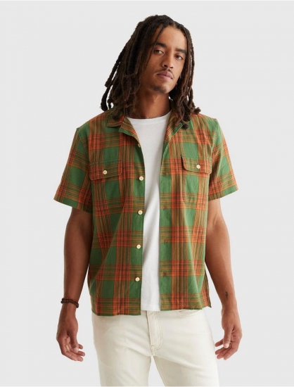 PLAID AUTO SHORT SLEEVE SHIRT | Lucky Brand - Click Image to Close