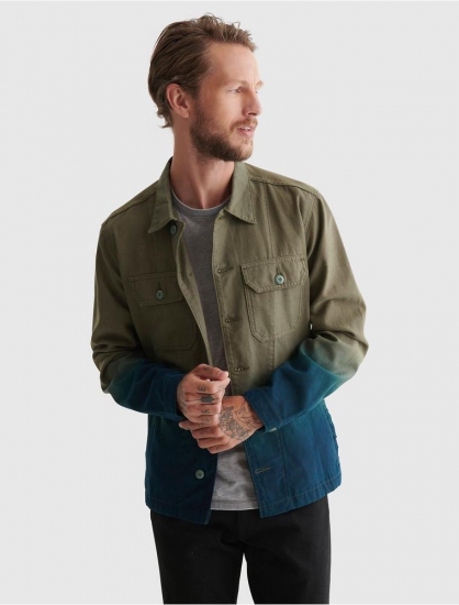 DIP DYE ARMY JACKET | Lucky Brand - Click Image to Close