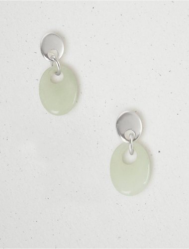 MODERN JADE ACETATE DROP EARRING | Lucky Brand