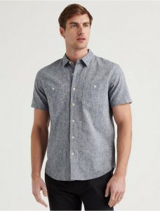 LINEN SHORT SLEEVE JAYBIRD SHIRT | Lucky Brand