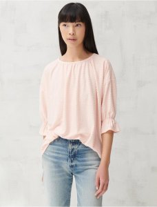 JACQUARD BOAT NECK TOP | Lucky Brand