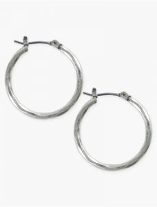 SMALL SILVER HOOP | Lucky Brand